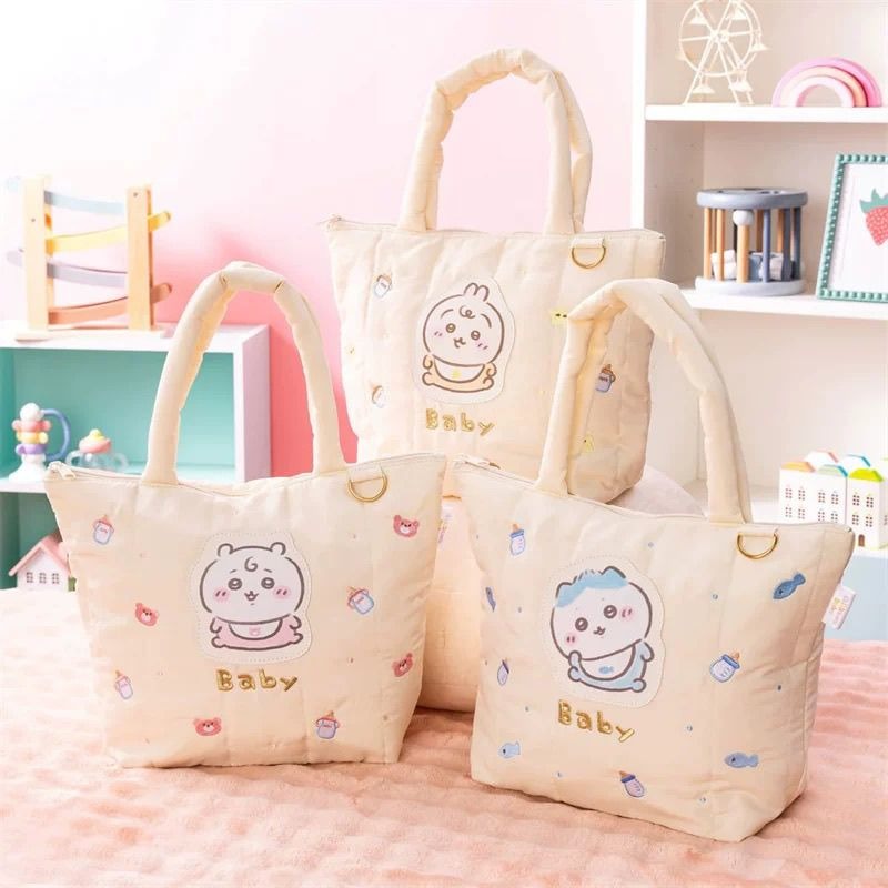 Baby Products Japanese - Borsa Tote Ricamata Chiikawa Usagi Kawaii