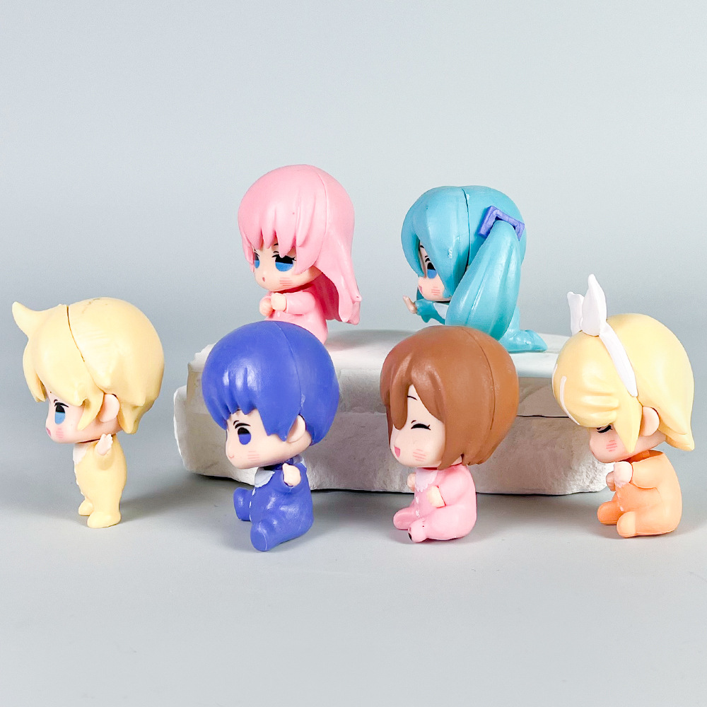 6 pz/set Anime Hatsune Miku q- - Baby Q Products recensione e prezzo