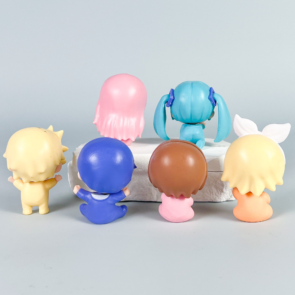 6 pz/set Anime Hatsune Miku q- - Baby Q Products recensione e prezzo